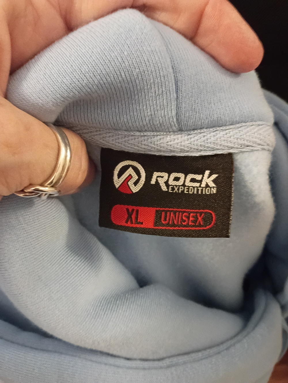 Norway Logo Light Blue Hoodie Sweatshirt - Picture 7 of 7